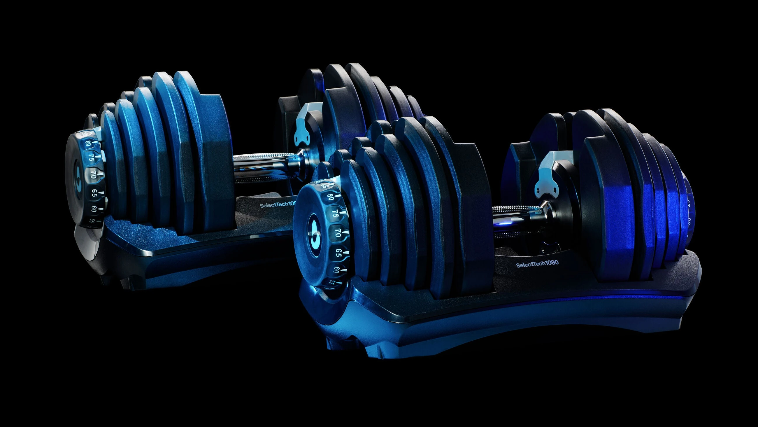 BowFlex Results Series 1090 SelectTech pair with storage trays