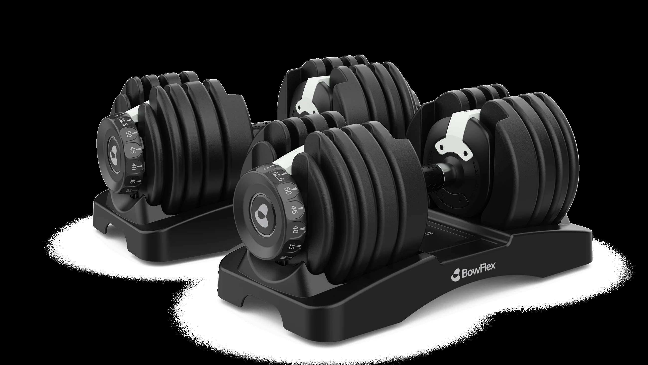 BowFlex Results Series 52 SelectTech pair with storage trays