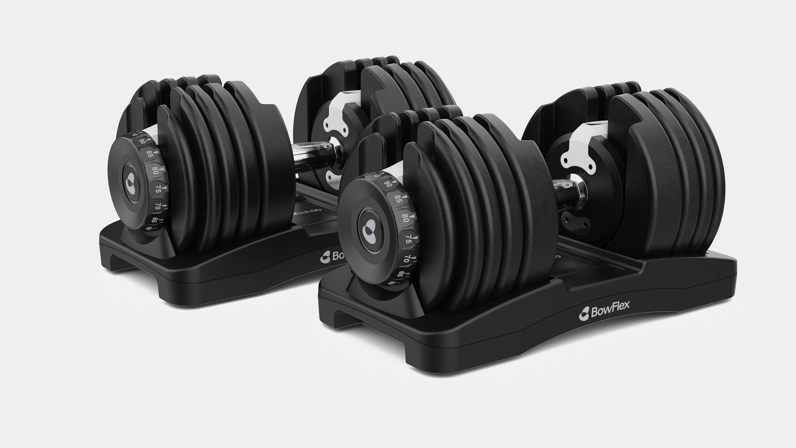 BowFlex Results Series 90 SelectTech pair with storage trays