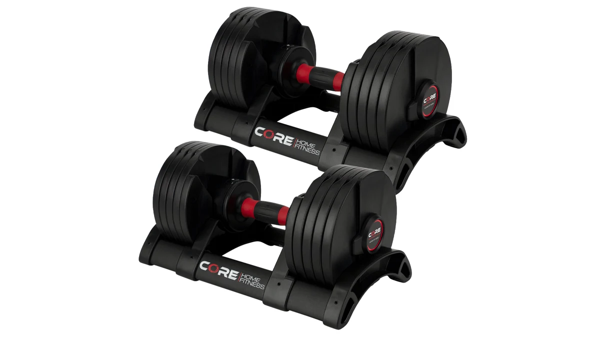 Core Home Fitness Adjustable Dumbbells pair