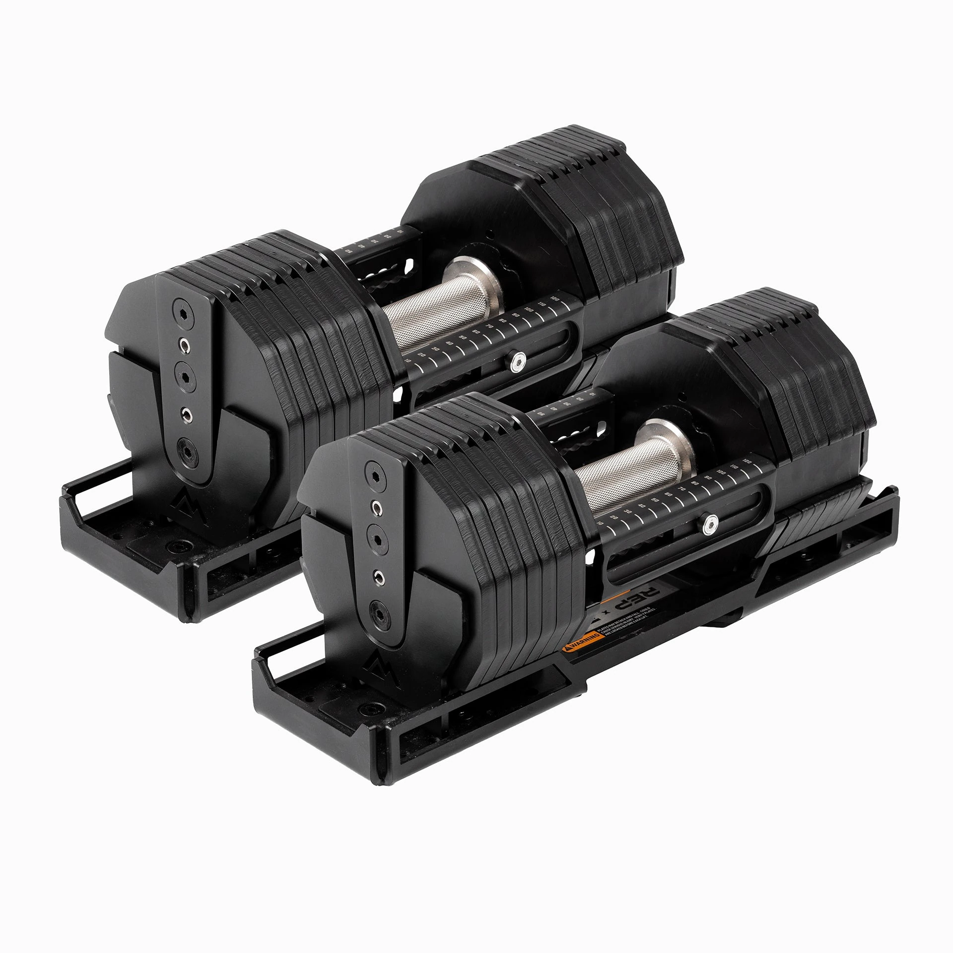 FAST 65 lb pair, DBS-7000-065 in two cradles with side selector rails