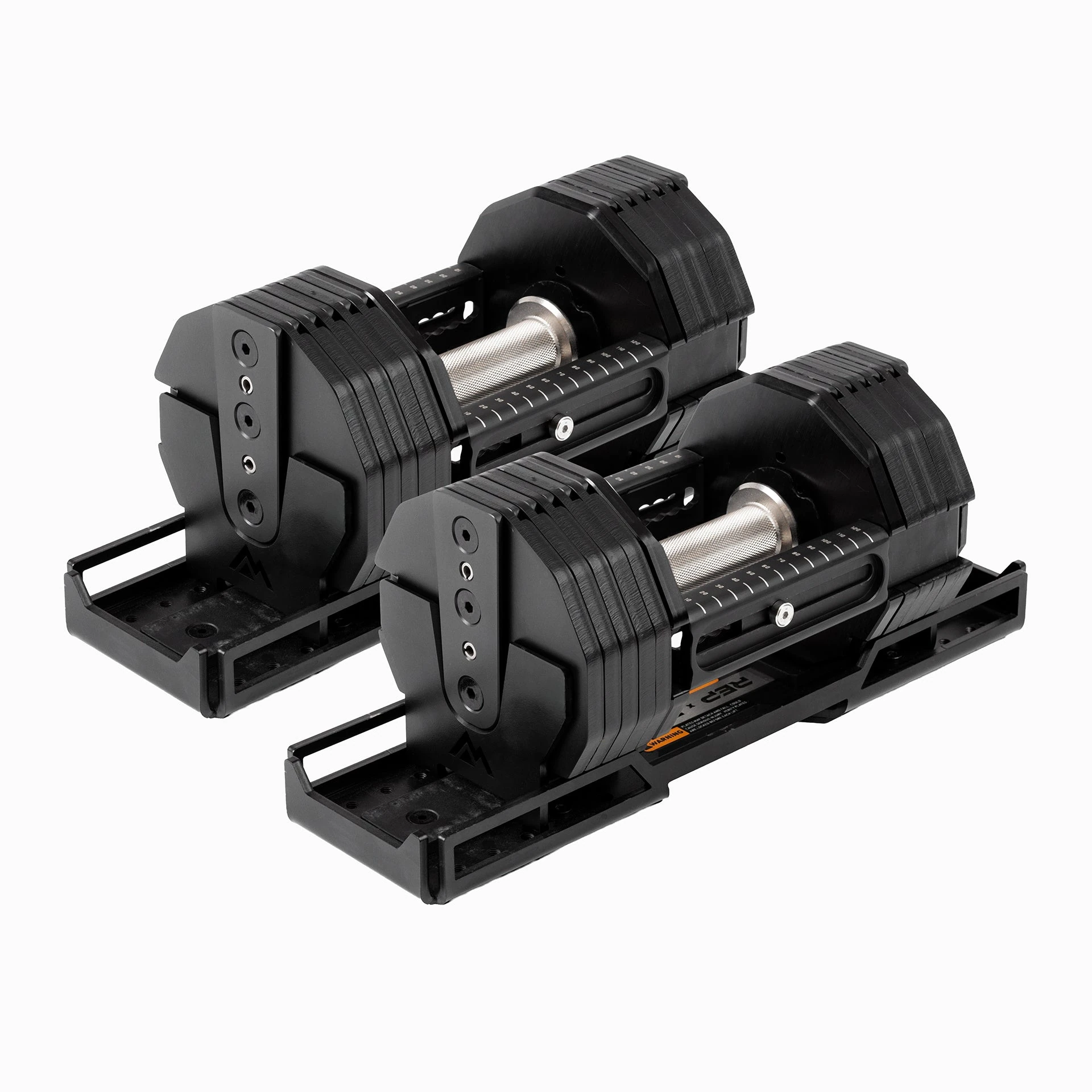 FAST 85 lb pair, DBS-7000-085 in two cradles with side selector rails